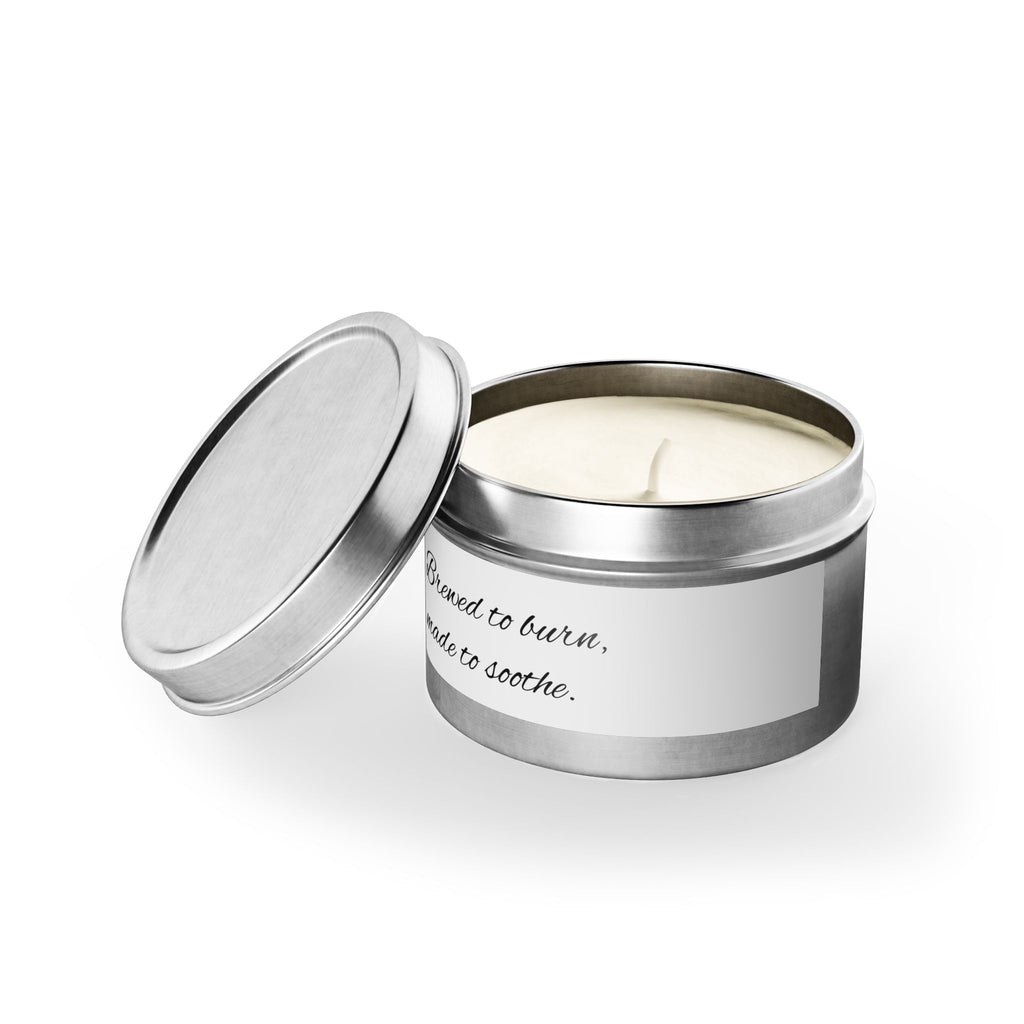 Soothing Tin Candles - Brewed to Burn, Made to Soothe, Aromatherapy, Home Decor, Gift Idea, Relaxation Essentials