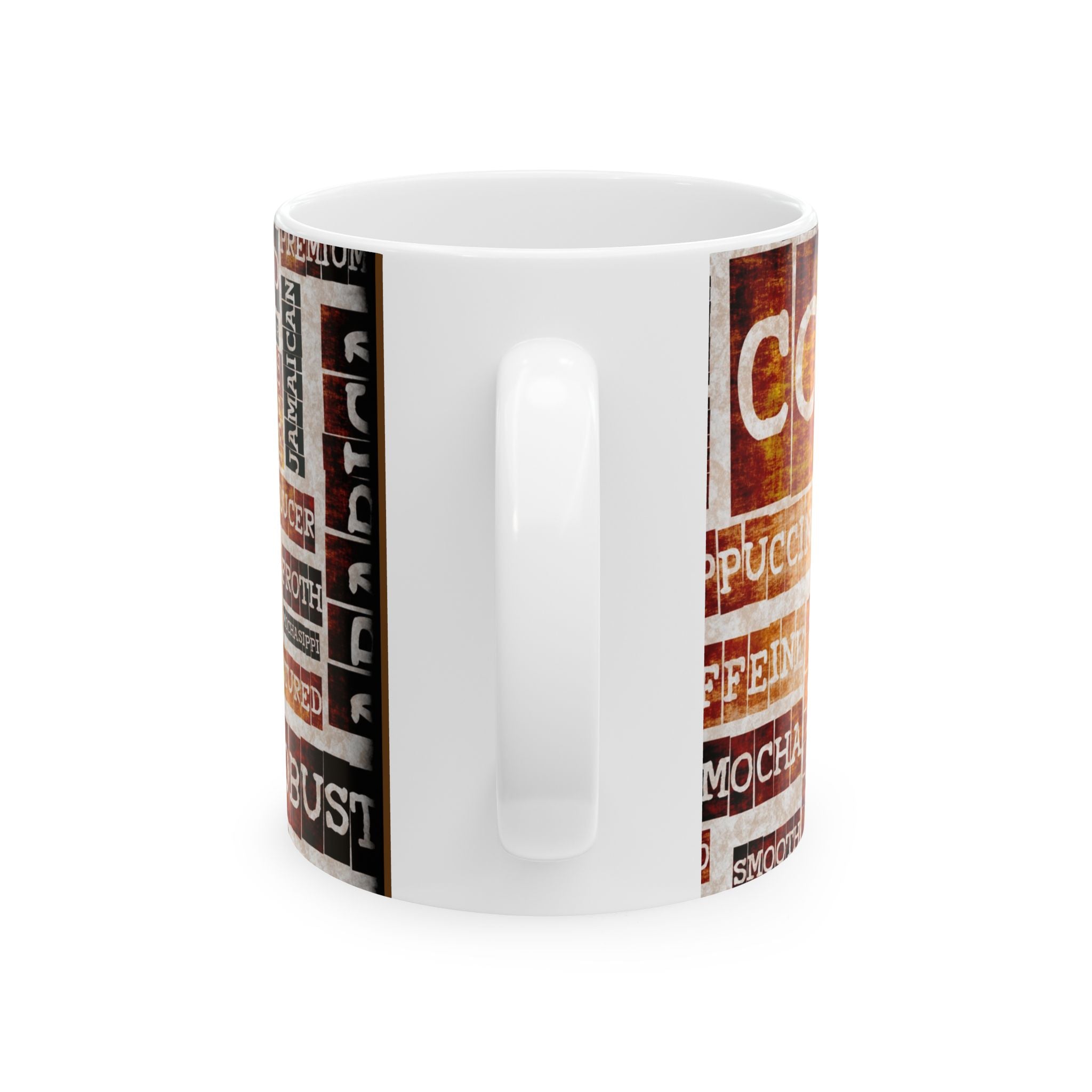 Coffee Lover's Ceramic Mug, Cozy Vibes, Perfect Gift for Coffee Enthusiasts, Espresso Cup, Kitchen Decor, Home or Office Use