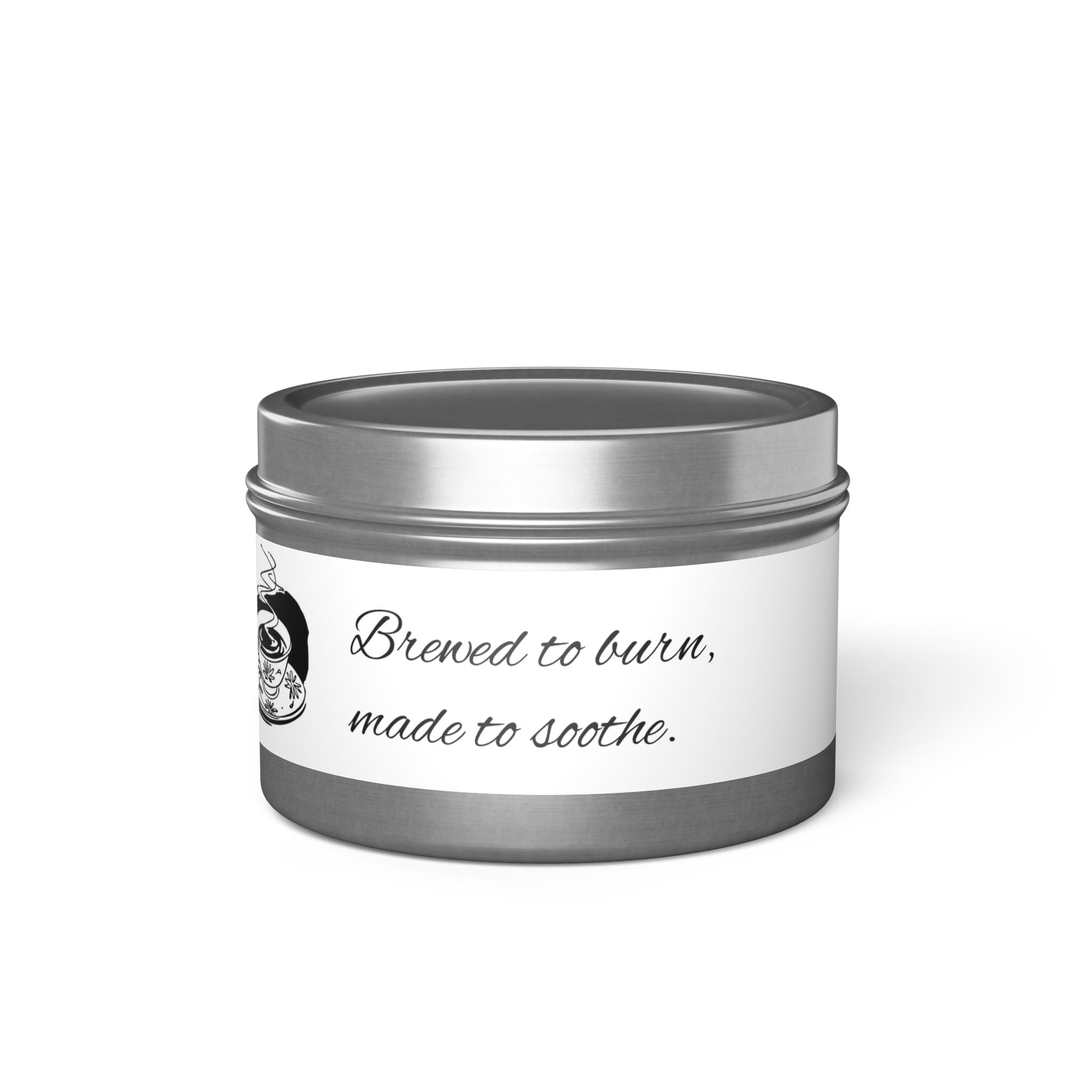 Soothing Tin Candles - Brewed to Burn, Made to Soothe, Aromatherapy, Home Decor, Gift Idea, Relaxation Essentials