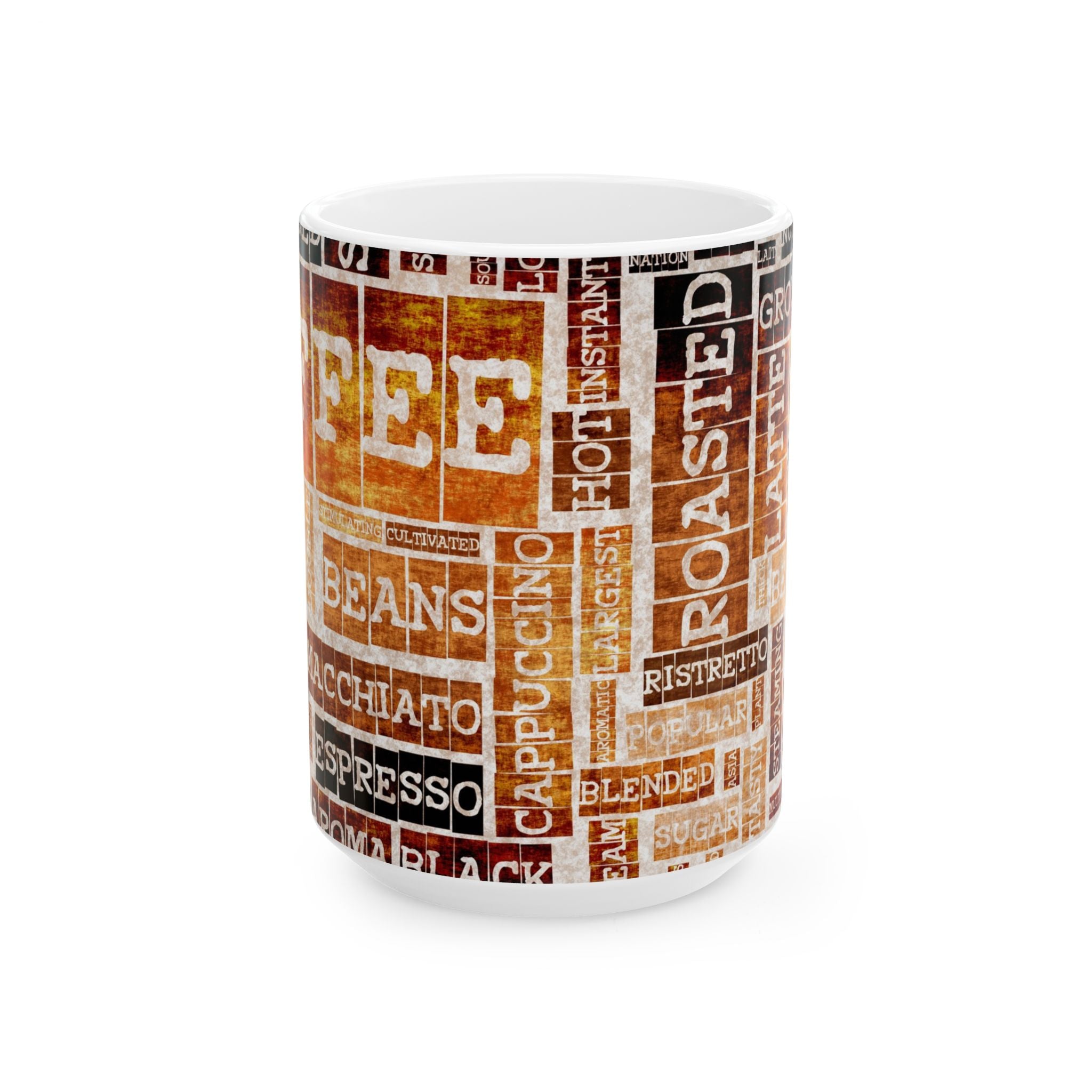 Coffee Lover's Ceramic Mug, Cozy Vibes, Perfect Gift for Coffee Enthusiasts, Espresso Cup, Kitchen Decor, Home or Office Use