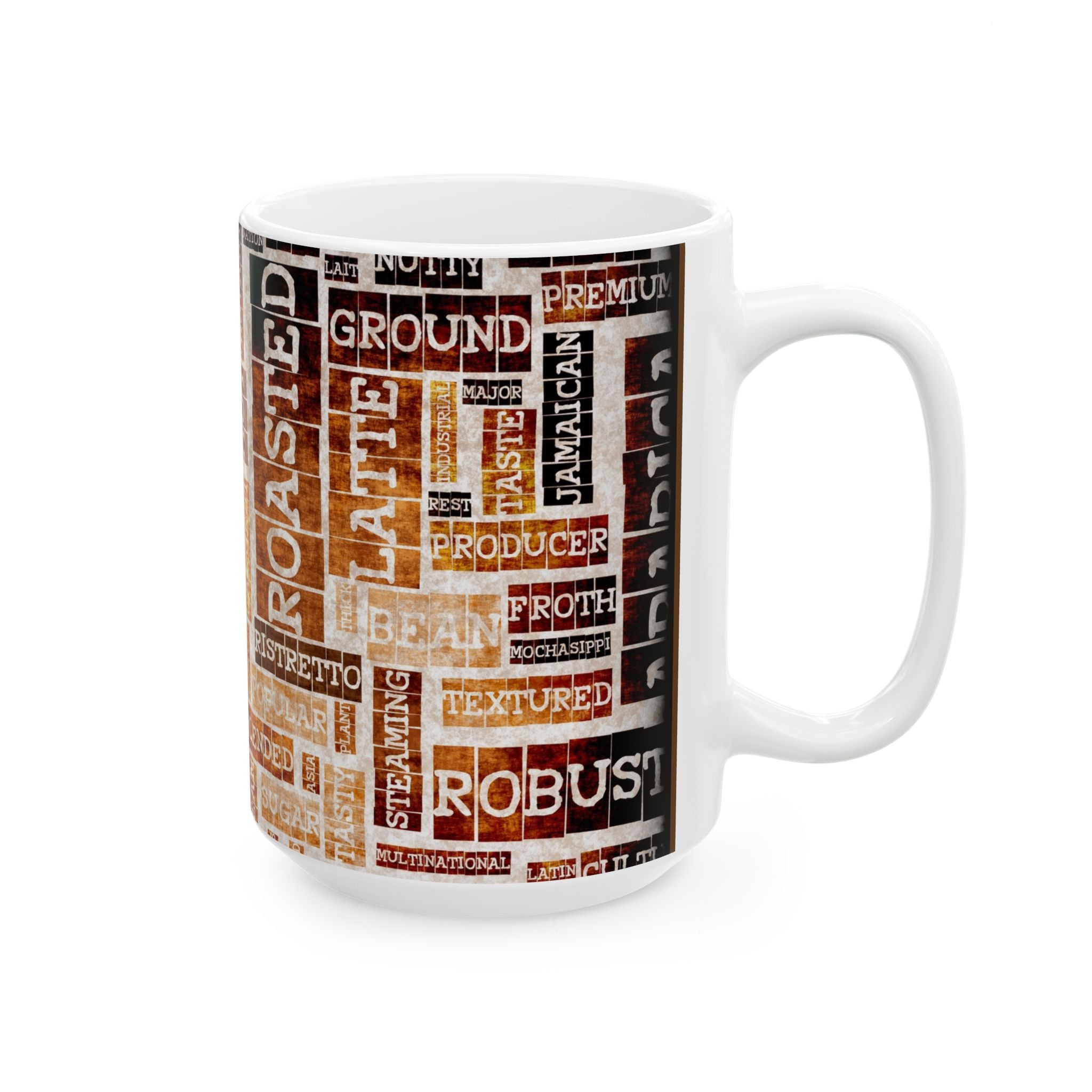 Coffee Lover's Ceramic Mug, Cozy Vibes, Perfect Gift for Coffee Enthusiasts, Espresso Cup, Kitchen Decor, Home or Office Use