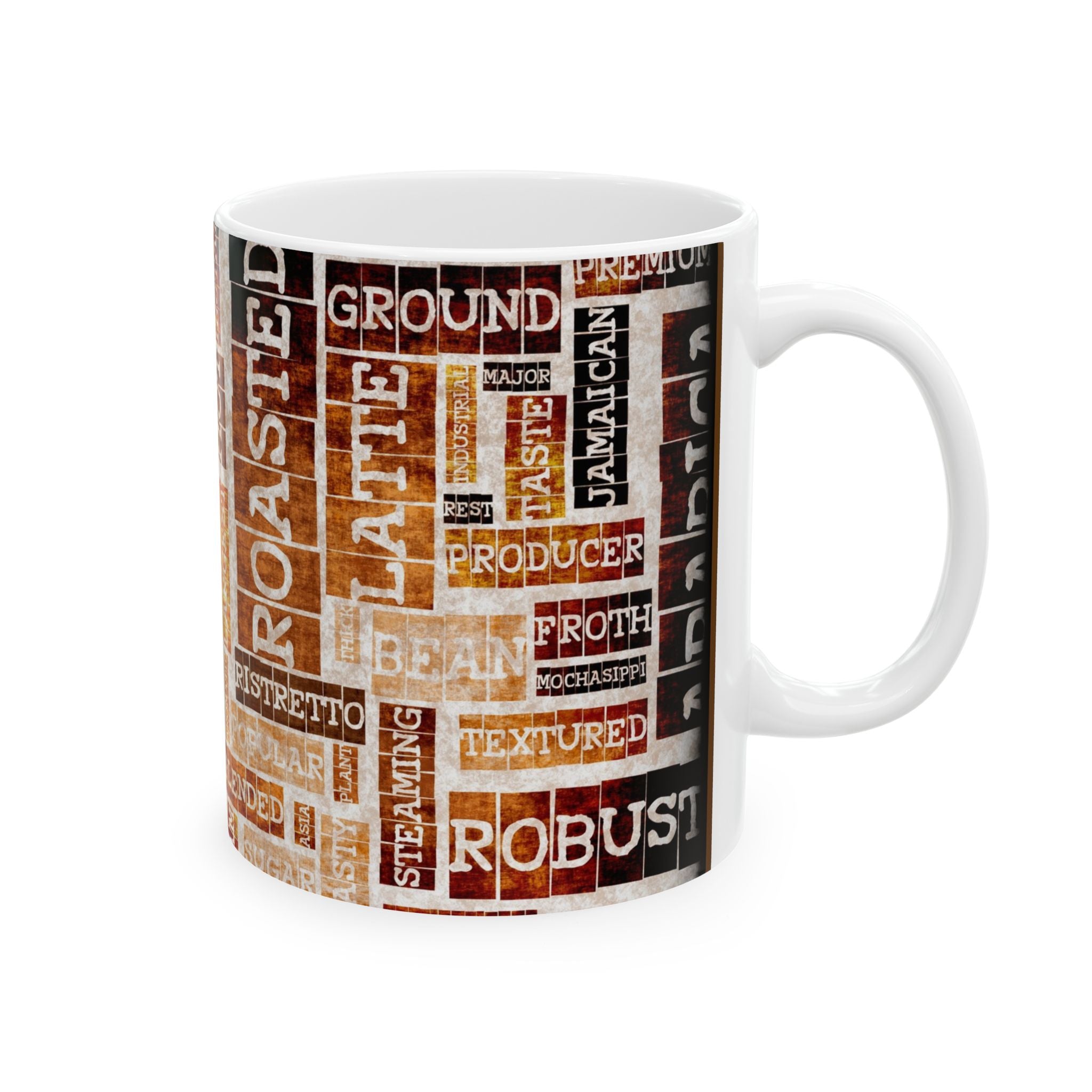 Coffee Lover's Ceramic Mug, Cozy Vibes, Perfect Gift for Coffee Enthusiasts, Espresso Cup, Kitchen Decor, Home or Office Use