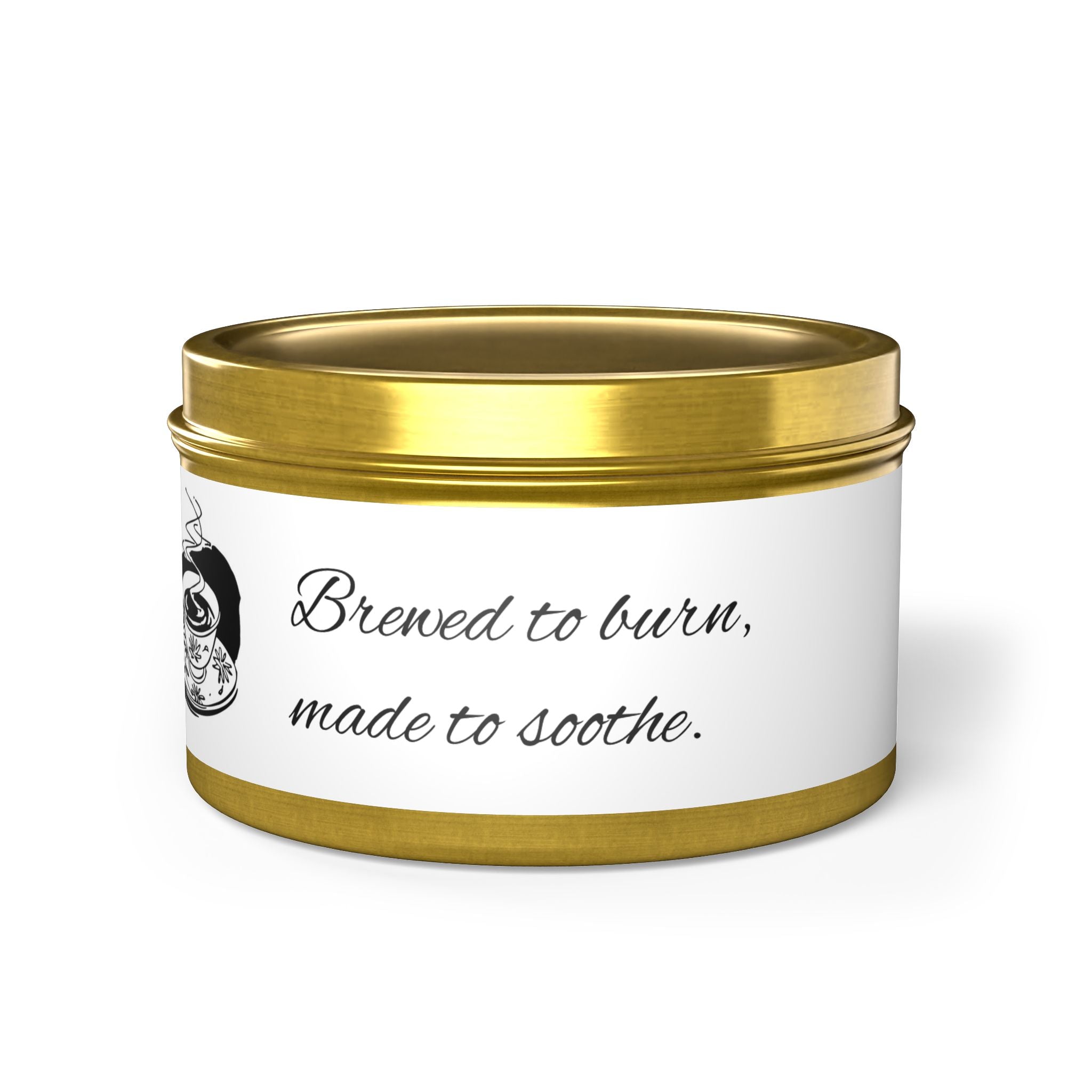 Soothing Tin Candles - Brewed to Burn, Made to Soothe, Aromatherapy, Home Decor, Gift Idea, Relaxation Essentials