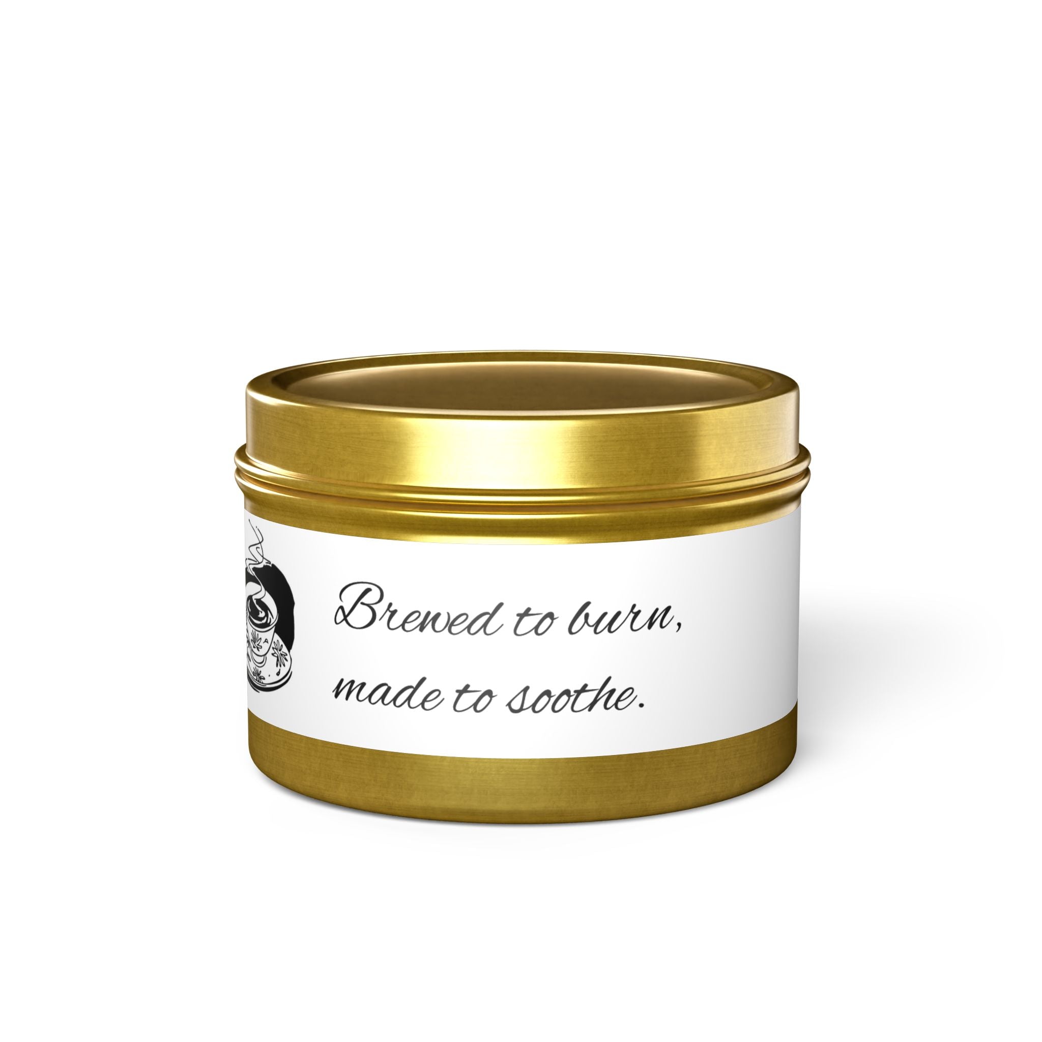 Soothing Tin Candles - Brewed to Burn, Made to Soothe, Aromatherapy, Home Decor, Gift Idea, Relaxation Essentials