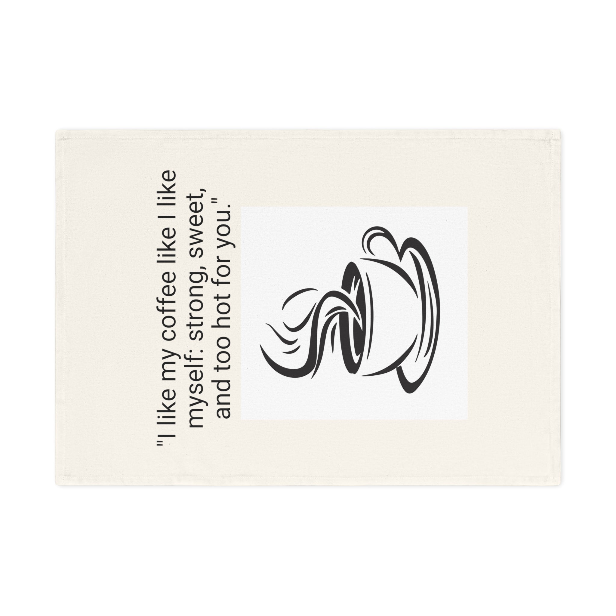 Coffee Lover's Cotton Tea Towel - Kitchen Decor, Gift for Coffee Enthusiasts, Funny Kitchen Towel, Home Baking Accessory, Unique Gifts