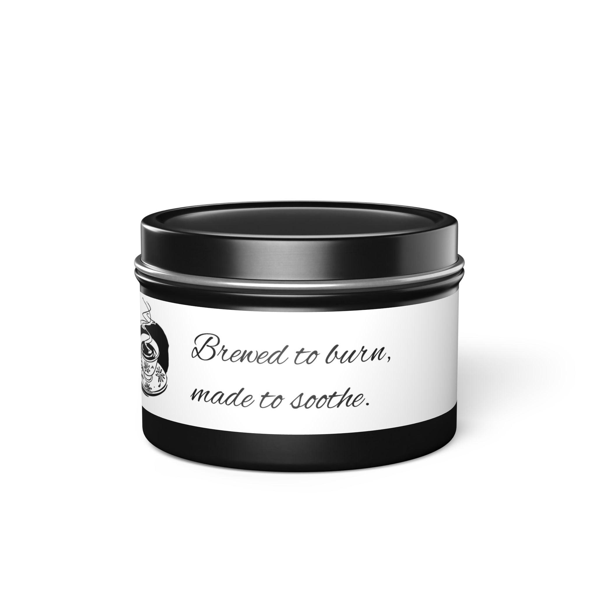 Soothing Tin Candles - Brewed to Burn, Made to Soothe, Aromatherapy, Home Decor, Gift Idea, Relaxation Essentials
