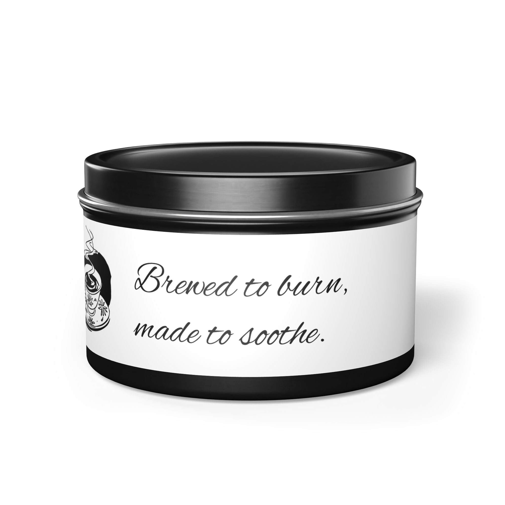 Soothing Tin Candles - Brewed to Burn, Made to Soothe, Aromatherapy, Home Decor, Gift Idea, Relaxation Essentials