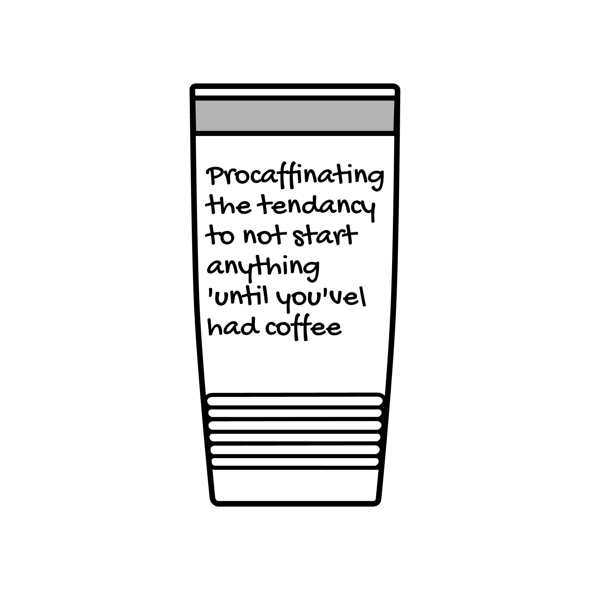 Funny Quotes Insulated Tumbler, 20oz - Coffee Lover Gift, Travel Mug, Sarcastic Saying, Stainless Steel Cup, Gift for Coworker